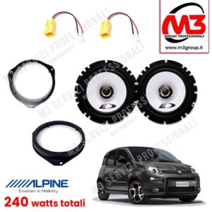 Kit altoparlanti Alpine per Fiat Panda 3