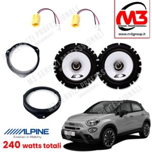 Kit altoparlanti Alpine per Fiat 500 X