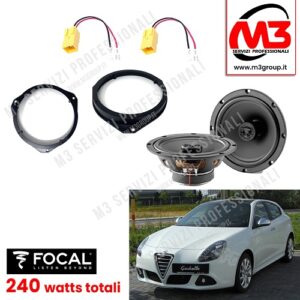 Kit altoparlanti Focal Alfa Romeo Giulietta