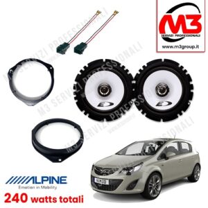 Kit altoparlanti Alpine per Opel Corsa